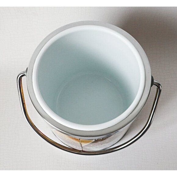 Vintage Whisky Scotch Bar Tavern Ice Bucket Advertising Chrome Retro Barware - Picture 4 of 8